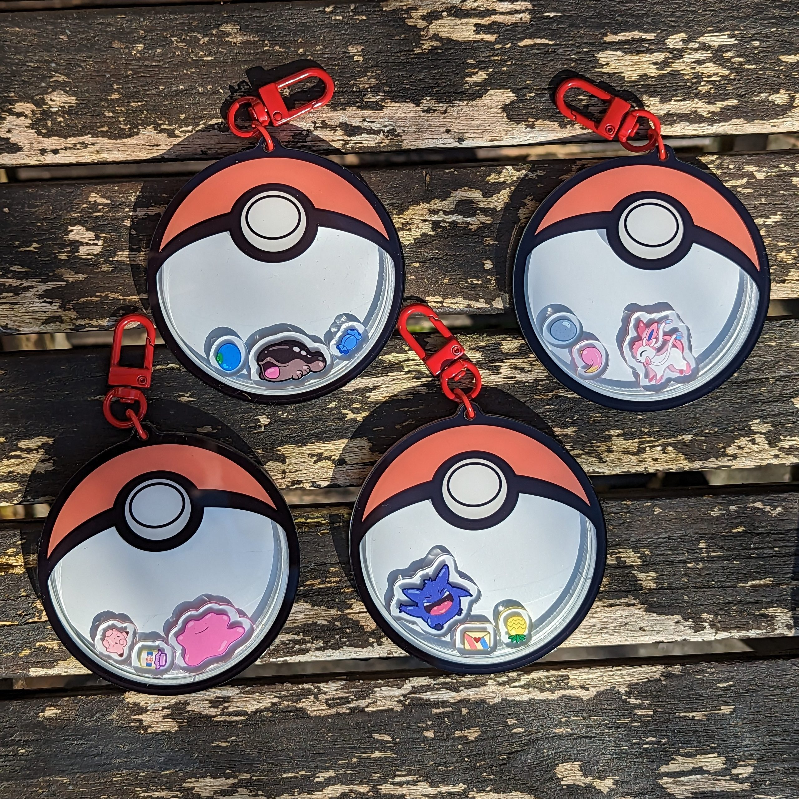 Johto Pokedex Shaker Keychain – SpookyZap