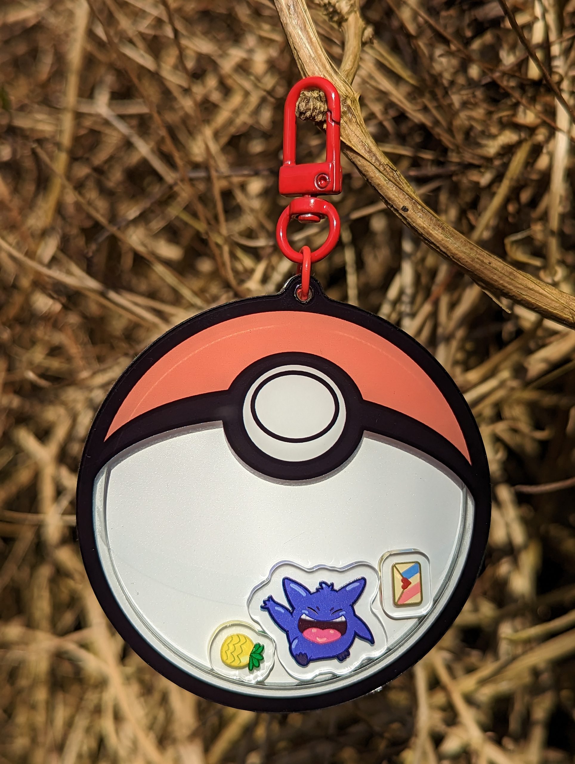 Johto Pokedex Shaker Keychain – SpookyZap